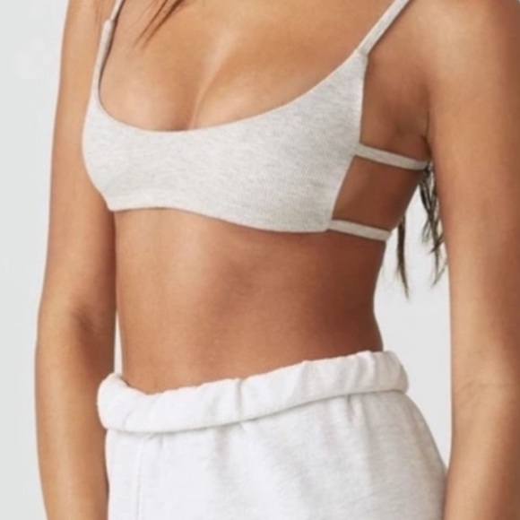 Joah Brown Tops - JOAH BROWN GREY CAGED BRALETTE SIZE S/M SOLDOUT COLOR